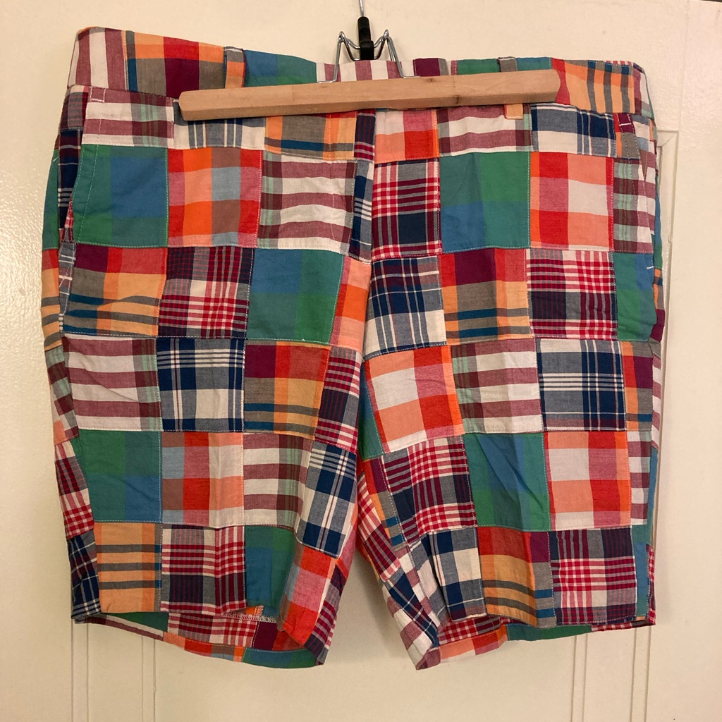 Nwt J.Crew City Fit Madras Shorts